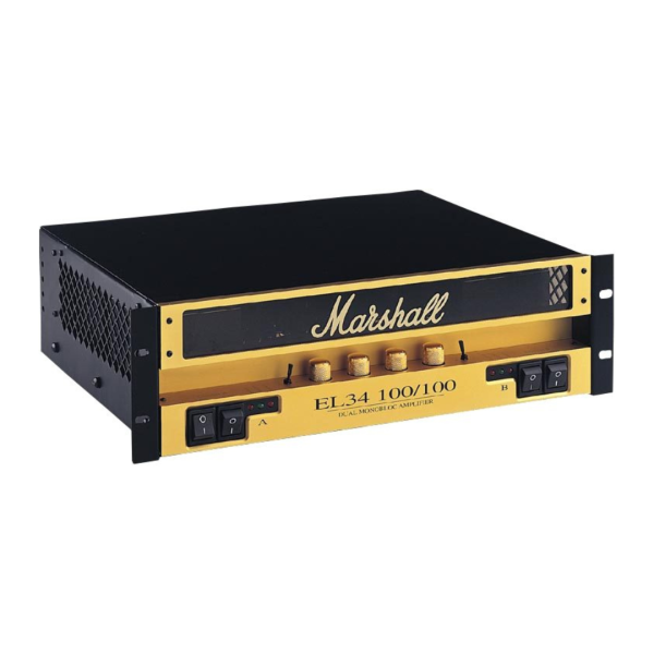 Marshall EL34 50/50 Dual Monobloc Power Amp