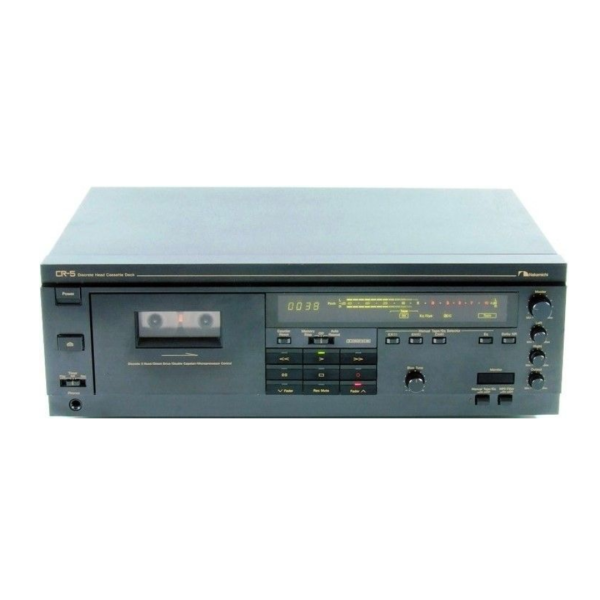 Nakamichi CR5 High-End Cassette Deck